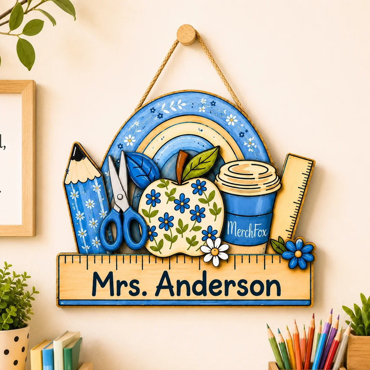 Wooden Door Sign 2 layer - 5mm