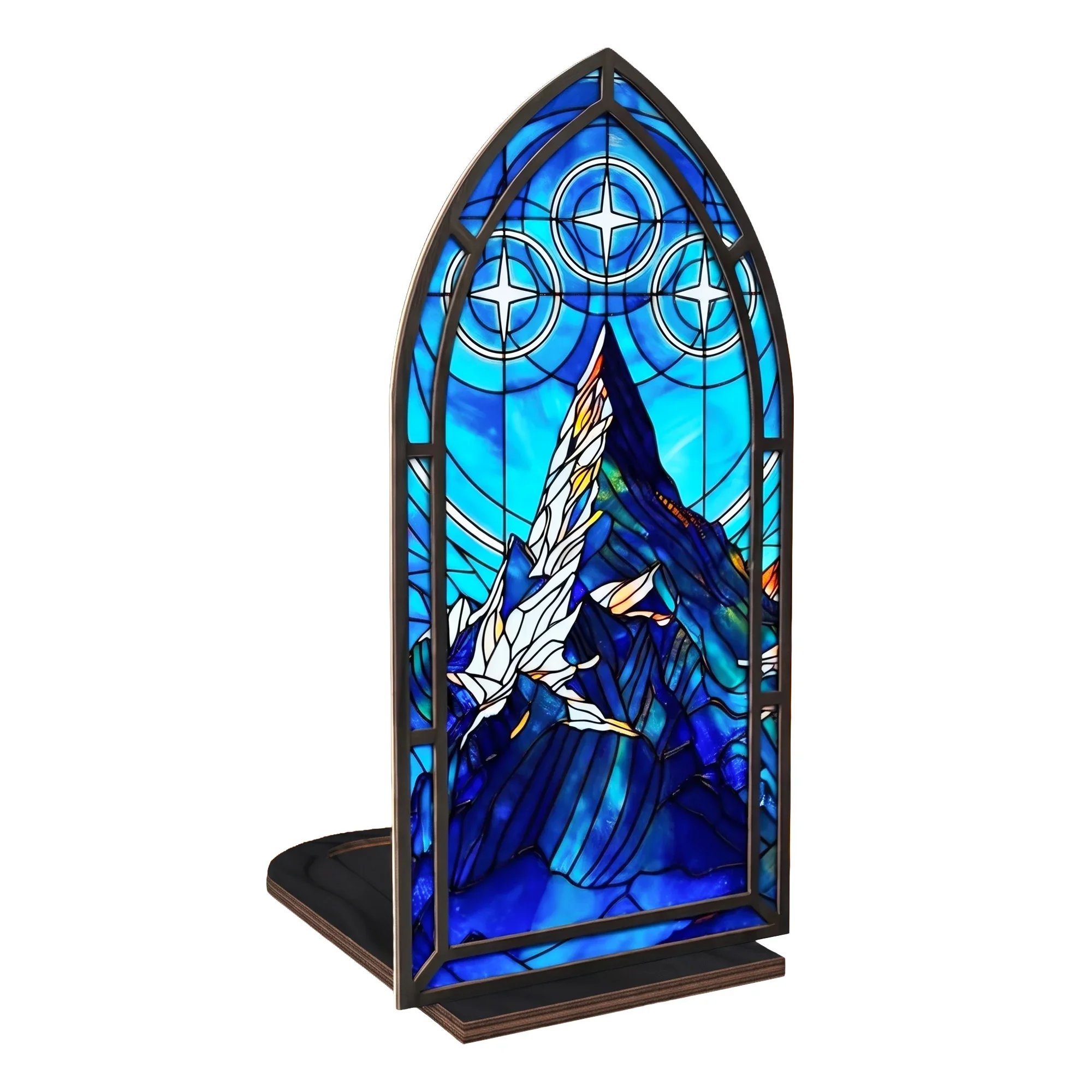 Wood-Acrylic Custom Shape Standing 2 layer (3mm)