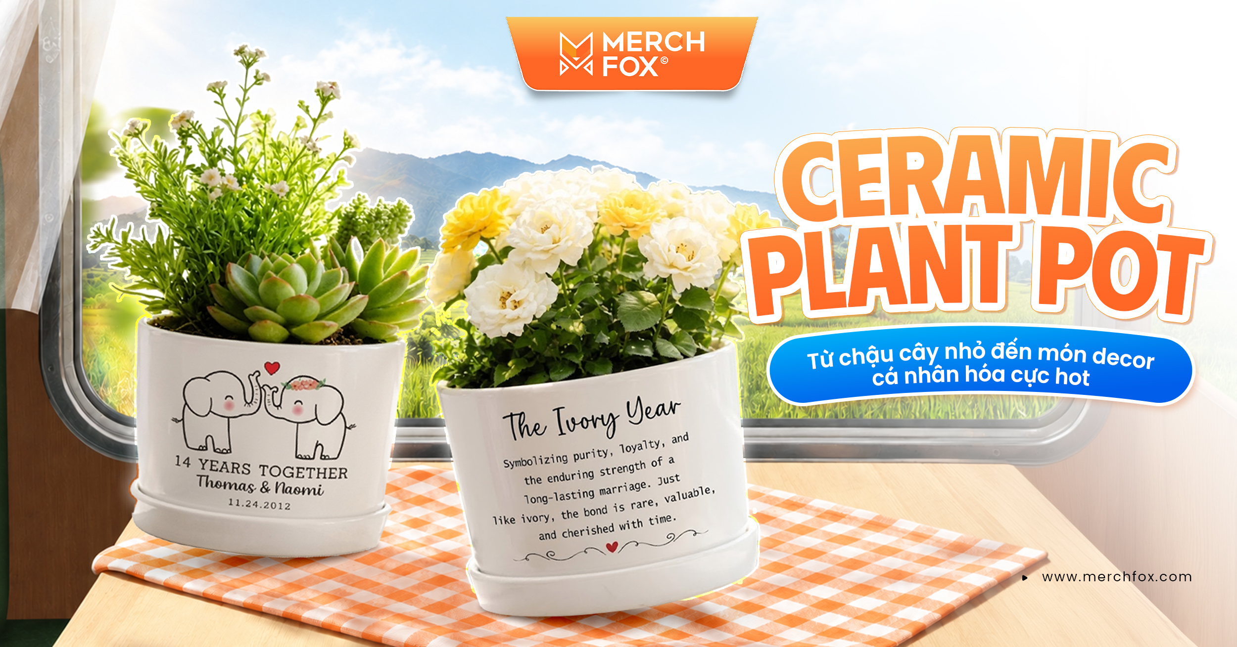 Ceramic Plant Pots: A Personalized Home Decor Product for Year-Round POD Sales